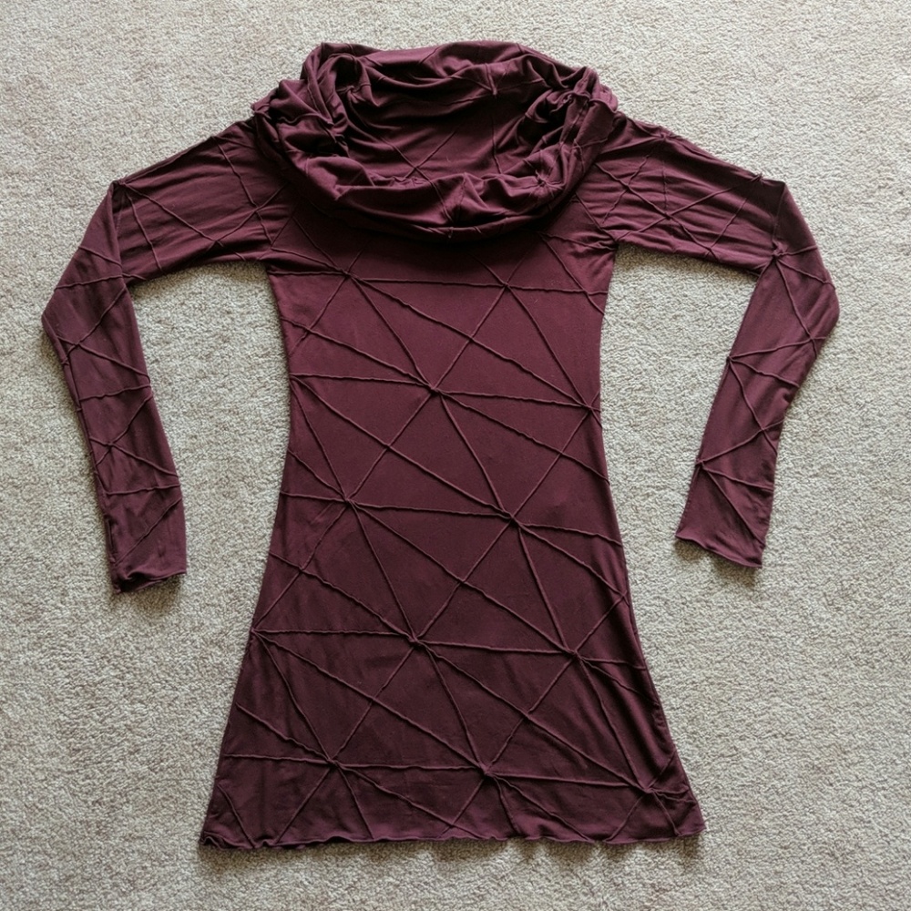 Cara Ucci texture cowl tunic - S